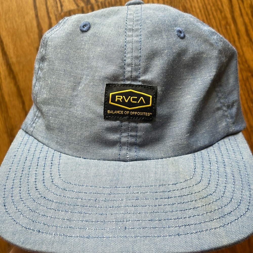 RVCA “Balance of Opposites” Blue Adjustable Hat